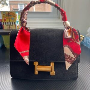 Crossbody Bag, Mini H black Shoulder satchel Bag